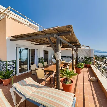 Apartment Holidays2fuengirola Duplex With Stunning Sea View, Terraces,1st Line Beside Port Fuengirola