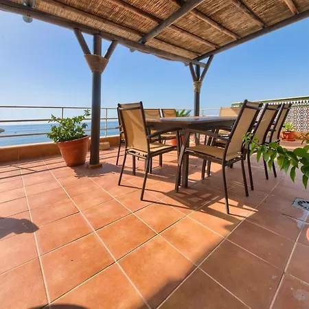 Holidays2fuengirola Duplex 1st Line Sea, Terrace