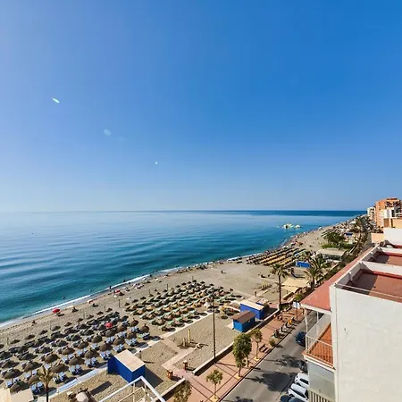 Holidays2fuengirola Duplex With Stunning Sea View, Terraces,1st Line Beside Port Apartment *