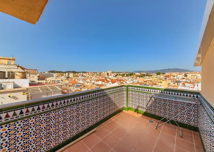 Apartment Holidays2fuengirola Duplex 1st Line Sea, Terrace