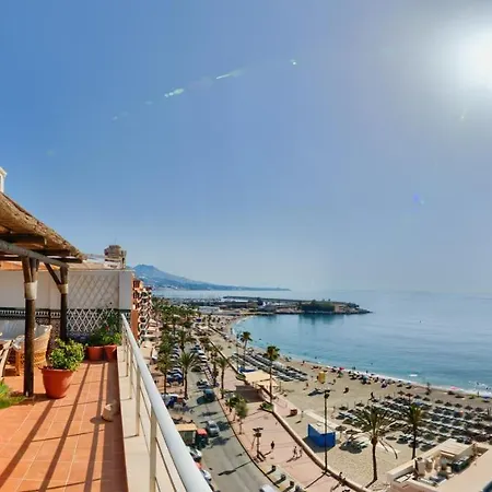 Holidays2fuengirola Duplex With Stunning Sea View, Terraces,1st Line Beside Port Appartement