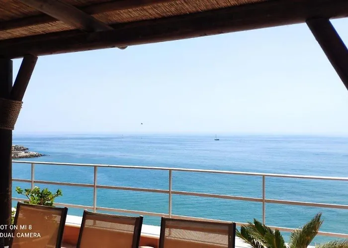 アパート Holidays2fuengirola Duplex 1st Line Sea, Terrace *