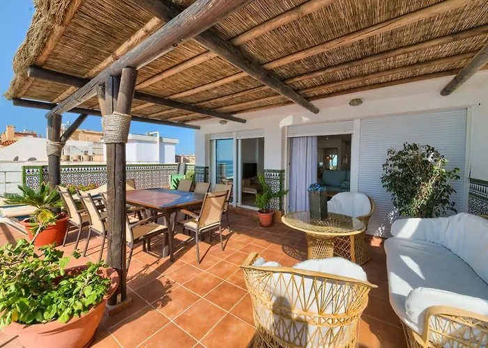 Apartamento Holidays2fuengirola Duplex 1st Line Sea, Terrace